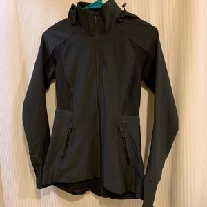 LULU LEMON Black Hooded Zip Up Jacket